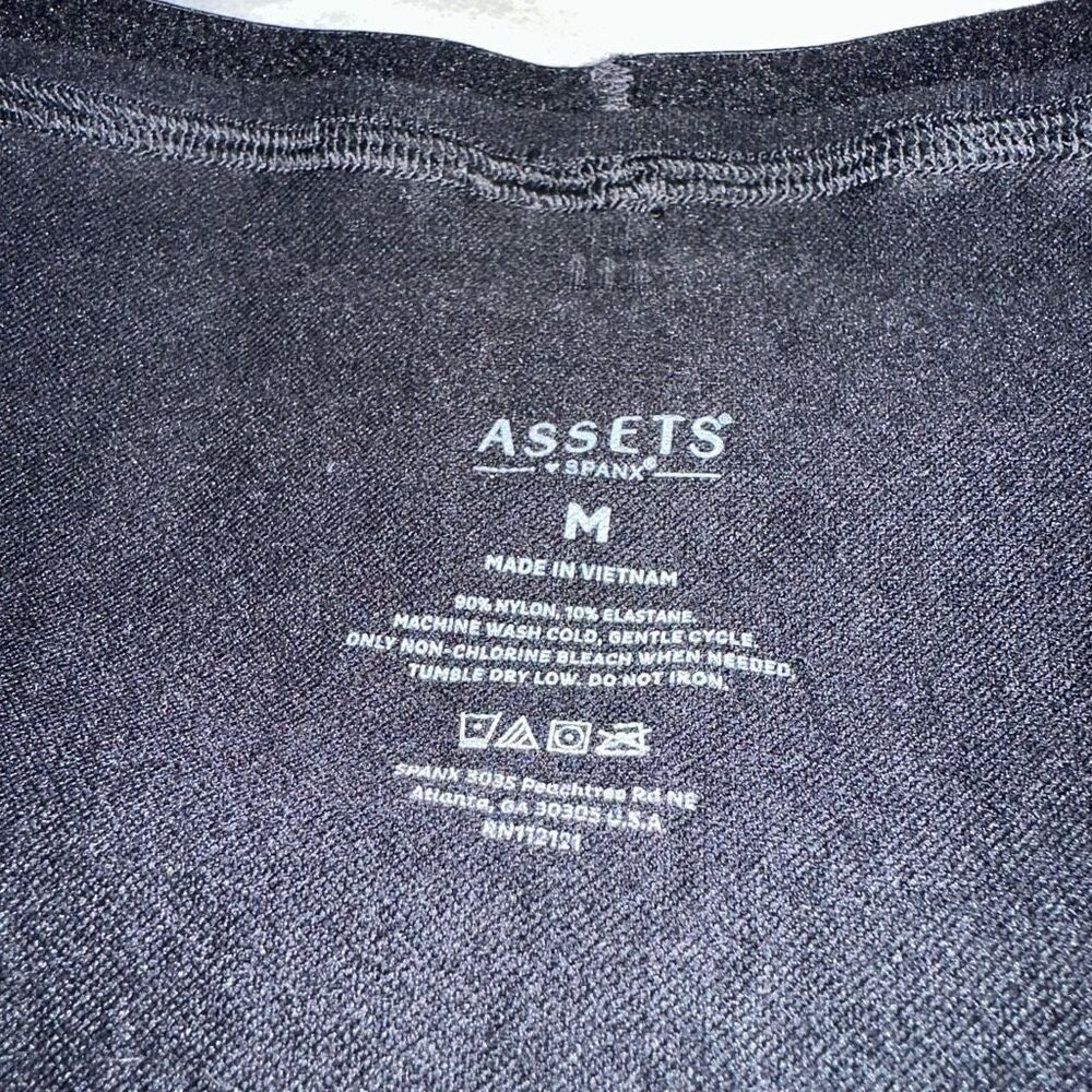 Spanx Assets Medium Solid Black High Waist Womens… - image 6